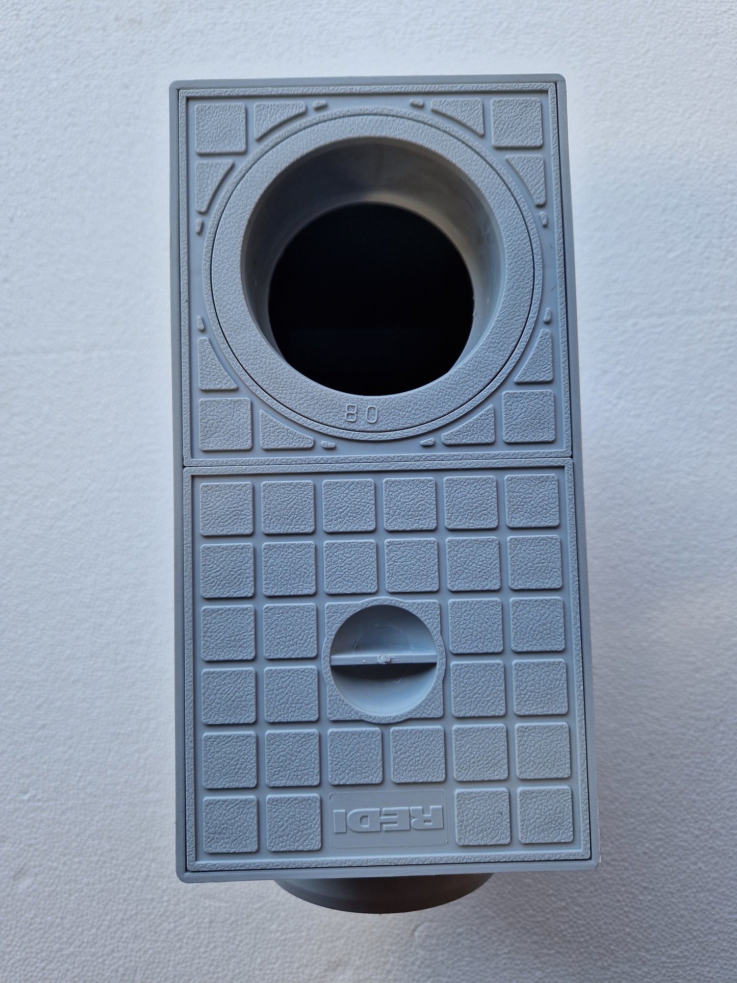 Inspection chamber with siphon 80mm/100mm