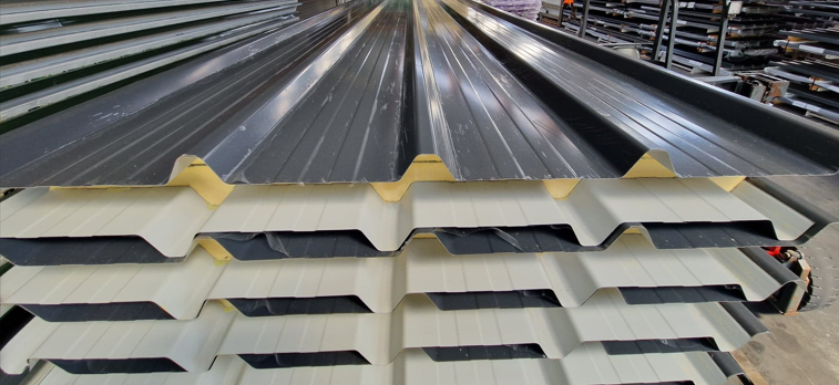 ROOF60 panels (steel sheet inside)