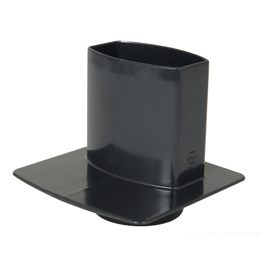 Drain connection for tube oval 90x56mm