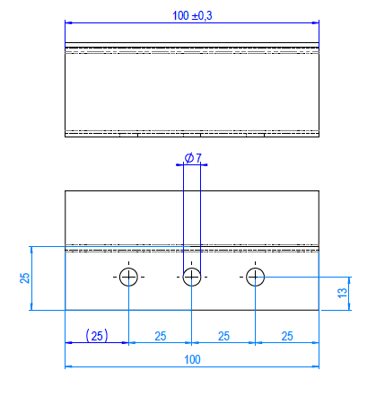 Startprofiel wandpanelen verborgen bevestiging