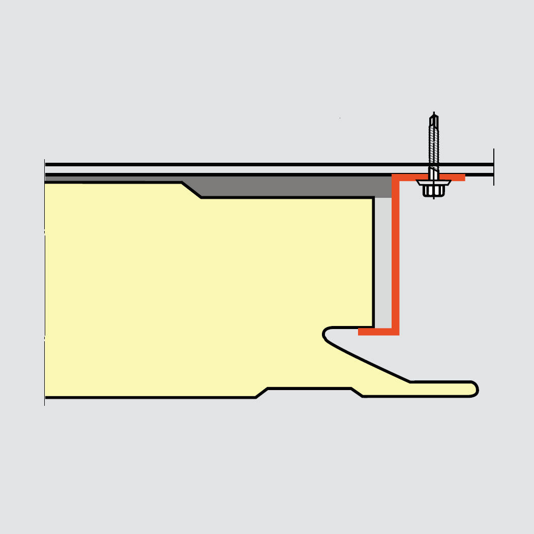 Startprofiel wandpanelen verborgen bevestiging