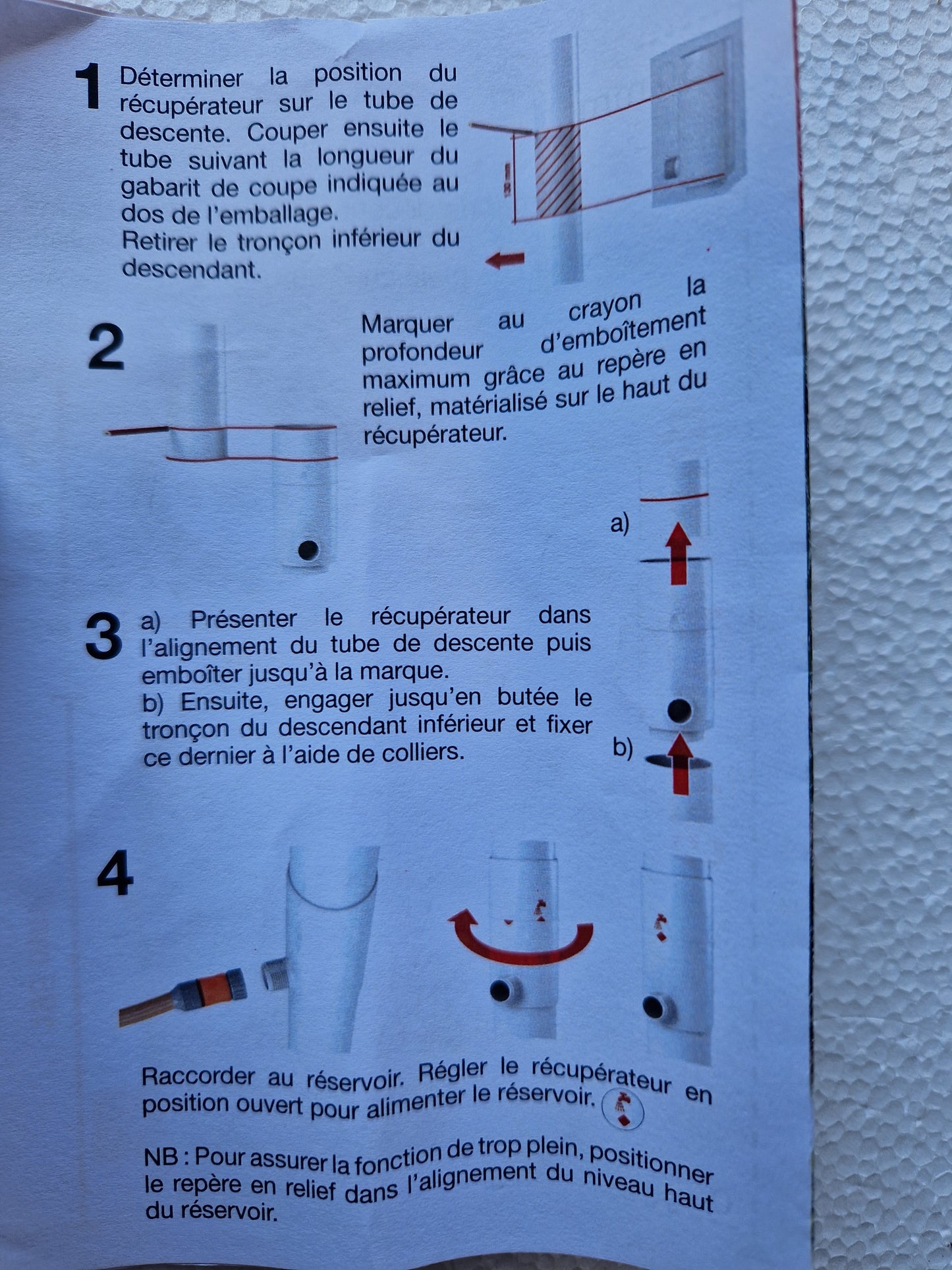 Vulautomaat voor regenton 80mm